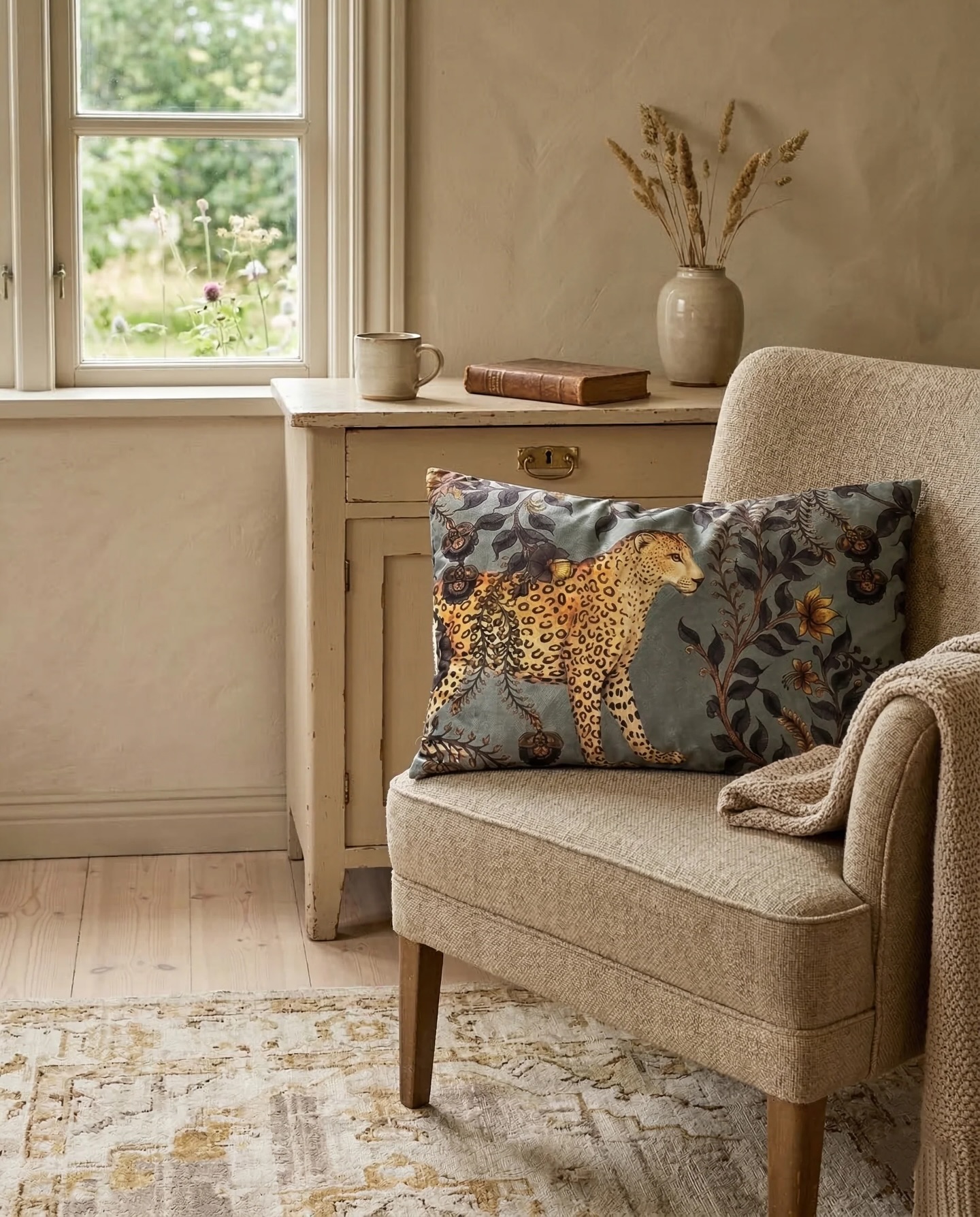 Cuscino decorativo su poltrona — BLANCO HOME